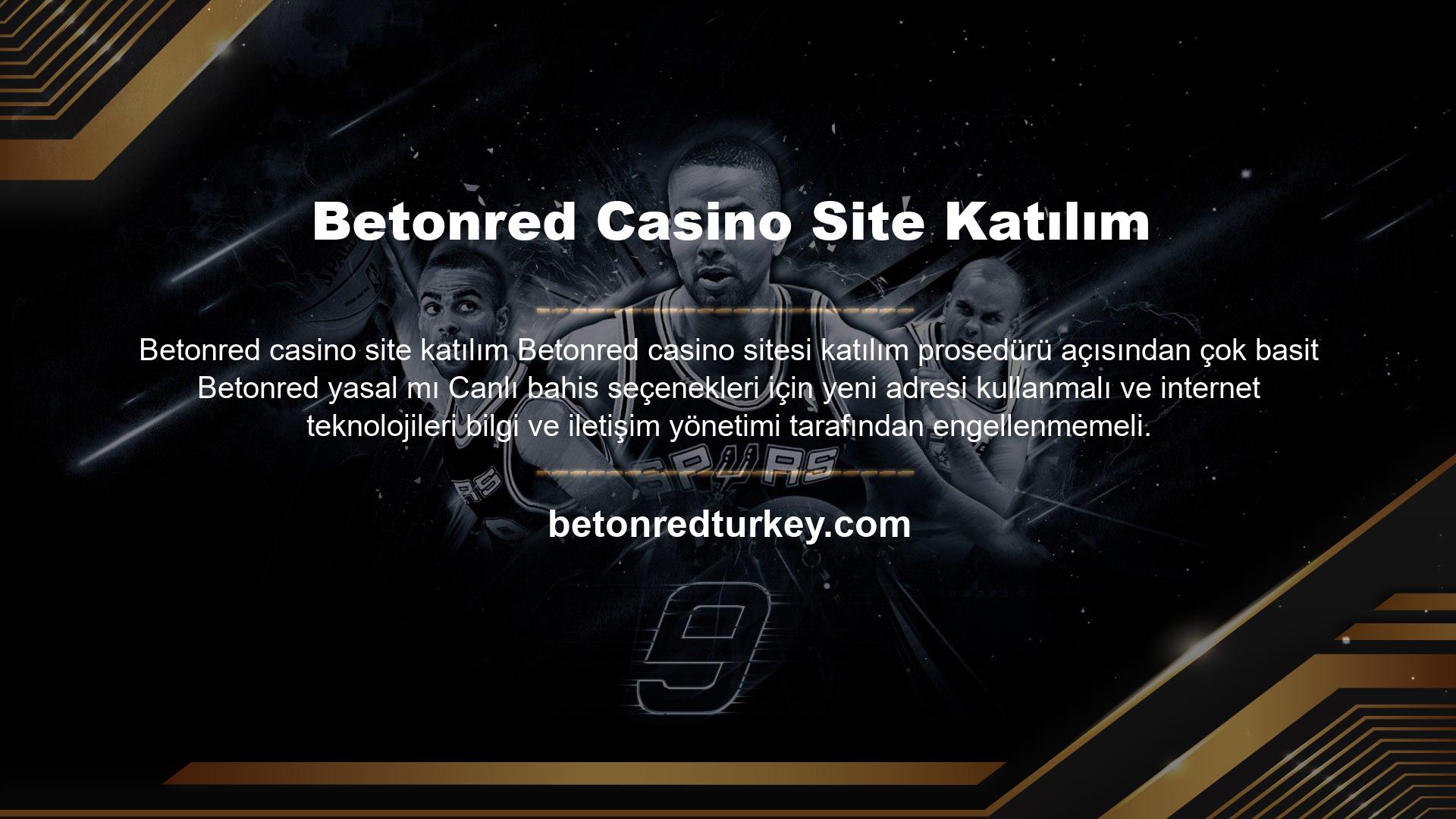 Betonred Casino Site Katılım