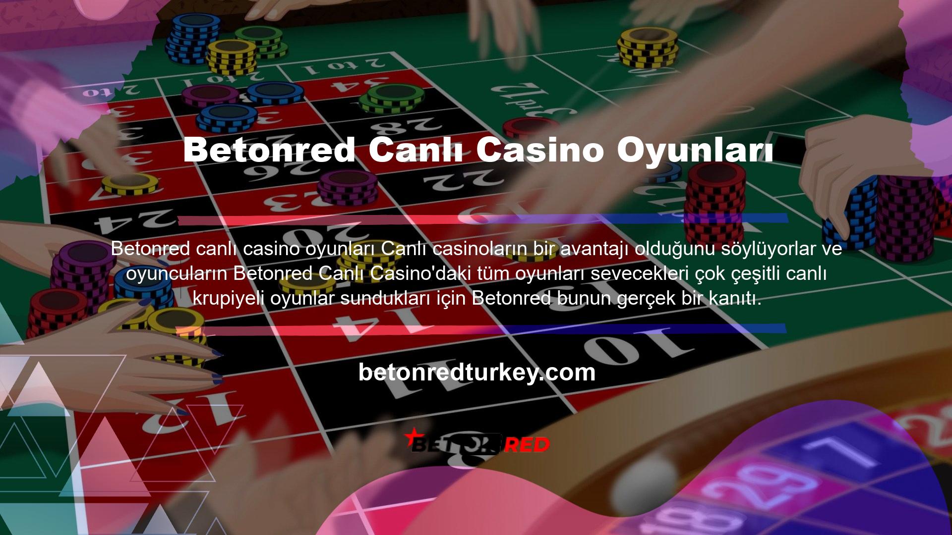Canlı casino butonuna tıklamak sizi başka bir sayfaya yönlendirir