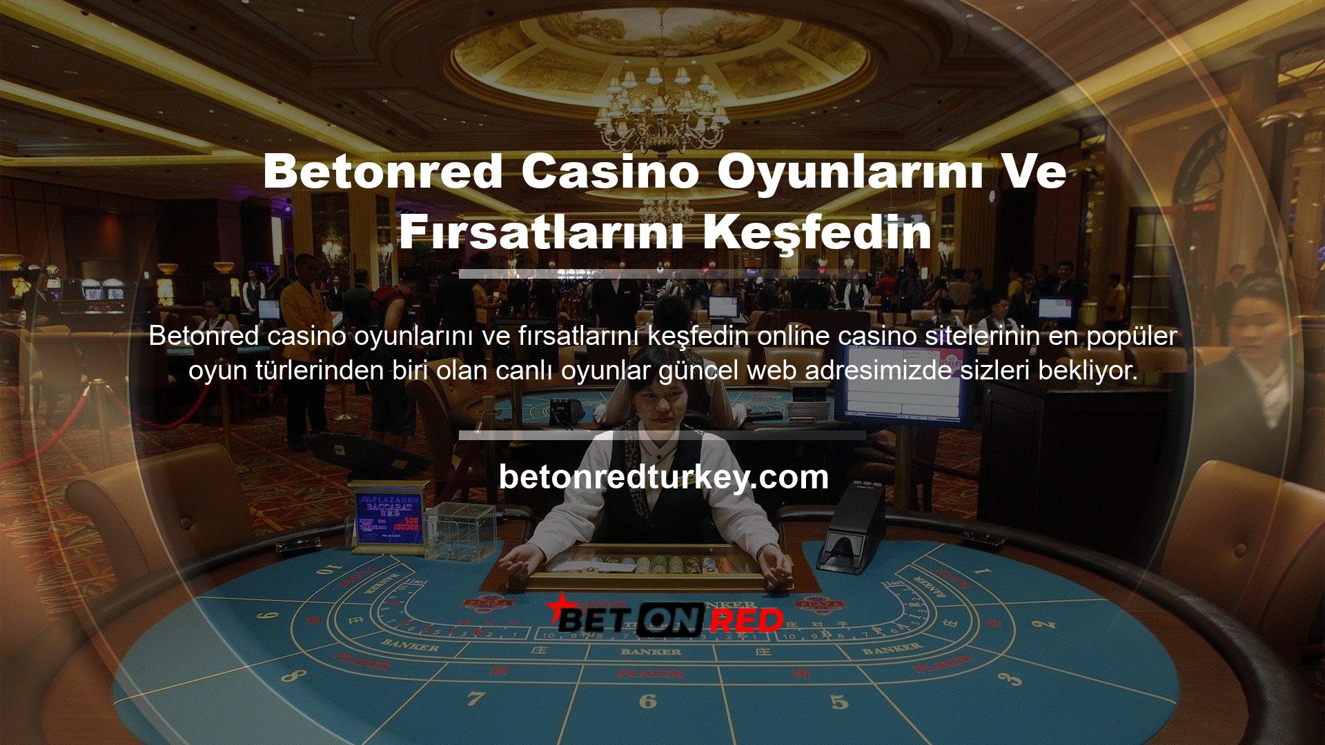 Yüzlerce slot oyun seçeneğine bahis yapmak istiyorsanız Betonred Casino Hizmetlerini seçin