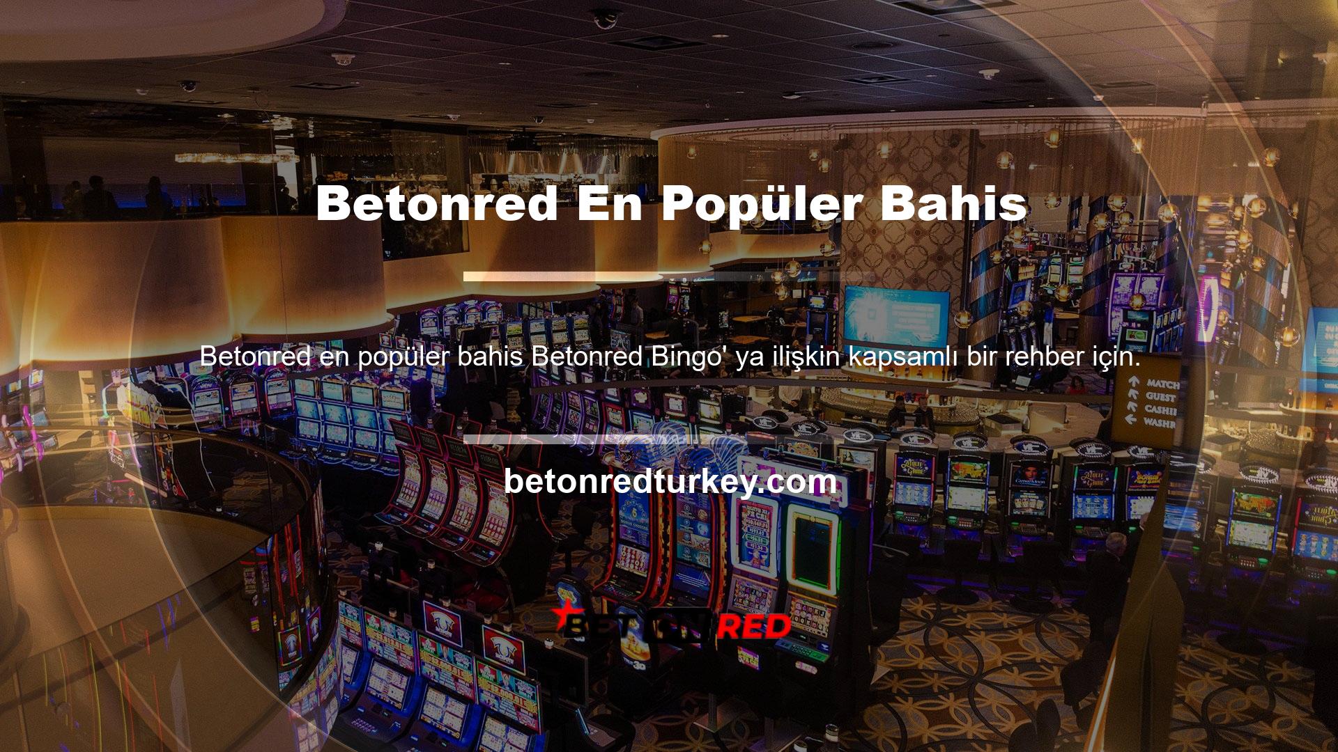 En popüler ve ziyaret edilen casinolar arasında çok sayıda hizmet sunan Betonred bulunmaktadır